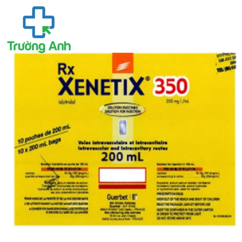 Xenetix 350 (200ml) - Thuốc cản quang dùng chụp đông mạch hiệu quả