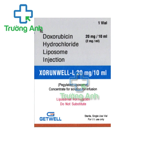 Xorunwell -L 20mg/10ml Getwell - Thuốc điều trị ung thư hiệu quả