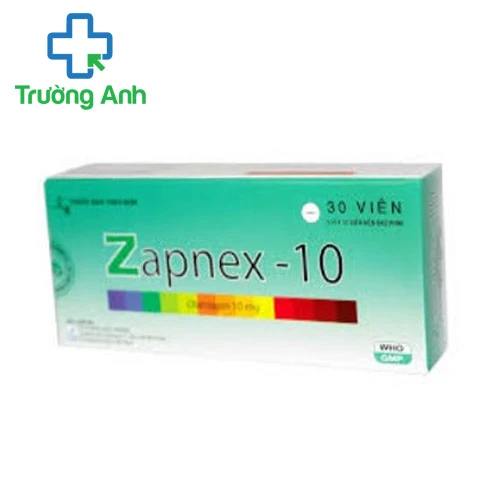 Zapnex 10 - Thuốc điều trị triệu chứng tâm thần phân liệt