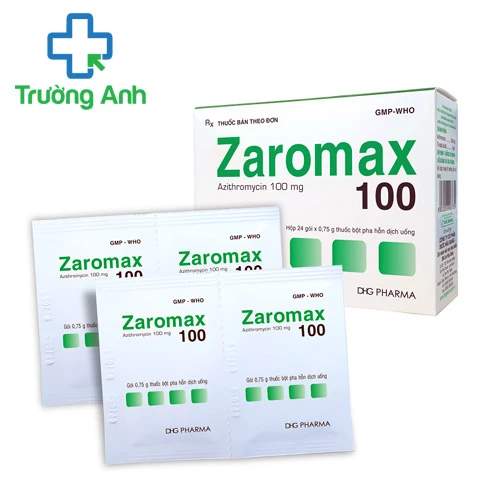 Zaromax 100 - Thuốc điều trị nhiễm khuẩn đường hô hấp