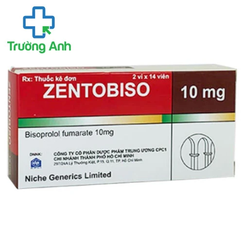 Zentobiso 10 - Thuốc điều trị đau thắt ngực hiệu quả