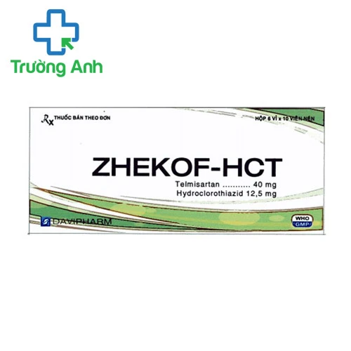 Zhekof-HCT - Thuốc điều trị tăng huyết áp vô căn hiệu quả