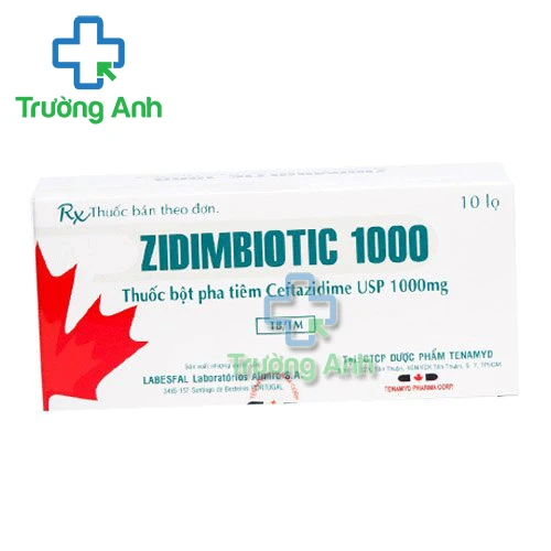Zidimbiotic 1000 Tenamyd - Thuốc điều trị nhiễm khuẩn nặng