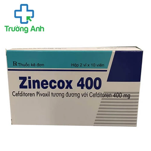 Zinecox 400 - Thuốc điều trị viêm họng, viêm amiđan hiệu quả