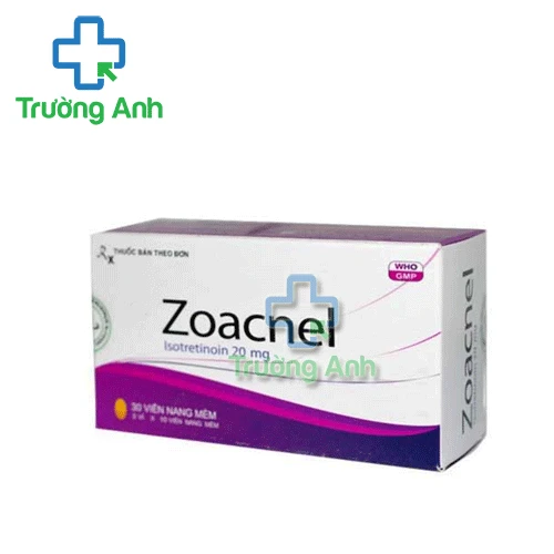 Zoacnel 20mg - Điều trị bệnh trứng cá nặng hiệu quả