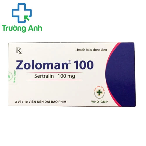 Zoloman 100 - Thuốc điều trị chứng bệnh trầm cảm hiệu quả