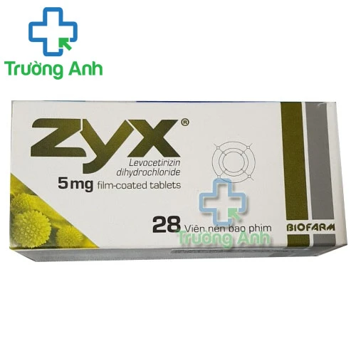 Zyx, film-coated tablets - Thuốc điều trị viêm mũi dị ứng hiệu quả